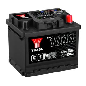  Yuasa - YBX1063, 12V, 40Ah, 360A, Ca-Ca Technológiás Indító Akkumulátor
